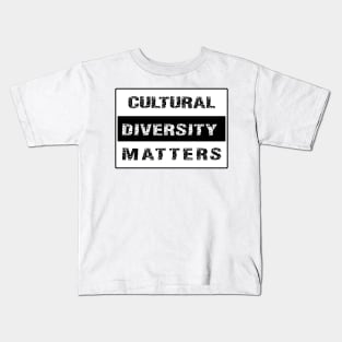 CULTURAL DIVERSITY MATTERS by Metissage -1 Kids T-Shirt